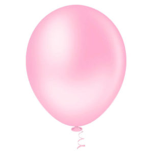 BALÃO 7 LISO ROSA BABY (PC COM50)