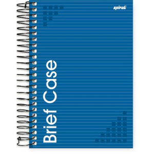 CADERNO 10X1 ESPIR C.DURA 200F CORES AZ (55054)