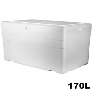 CAIXA DE ISOPOR 170 LTS 980X580X525 COMpaRALARG/ALT