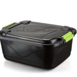 CAIXA PLAST ORG PRETA COM TAMPA  FORMPLAST em Monte Verde MG