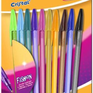 CANETA BIC CRISTAL FASHION (PTC COM10)(63278)