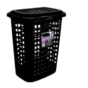 CESTO PARA ROUPA TELADO QUADRAD PRT 60 LTS  COM TAMPA em Monte Verde MG