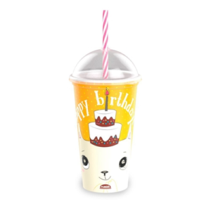 COPO COM CANUDO SHAKE FUN 500ML