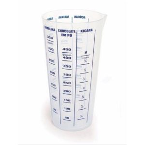 COPO TRANSPARENTE GRADUADO MEDIDOR em Monte Verde MG