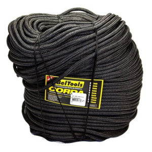 CORDA SEDA 10 PRETA 10MM (METRO) (RL COM165)