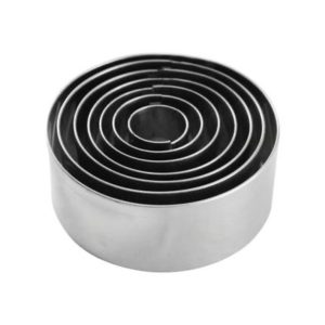 CORTADOR DE MASSA INOX *REDONDO   (JOGO 7 PECAS) em Monte Verde MG