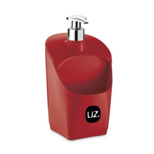 DISPENSER - PORTA DETERGENTE 18CM VERMELHO UZ