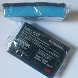 ESPONJA DUPLA FACE 3M AZUL