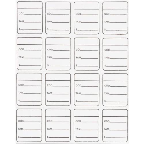 ETIQUETA B04 BR PARA TAG 30X38MM (PCT COM1000)(52508)