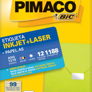 ETIQUETA PIMACO A5Q-1219 120X190 12 FOLHAS