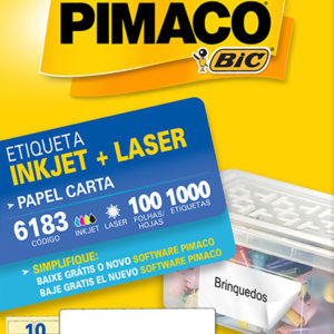 ETIQUETA PIMACO CR-6183 508X1016 100 FOLHAS