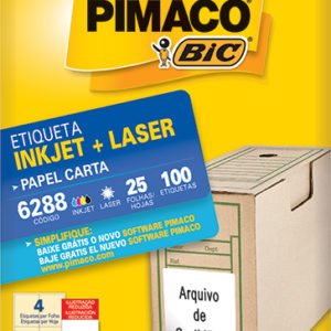 ETIQUETA PIMACO CR-6288 1381X101X36 25 FOLHAS