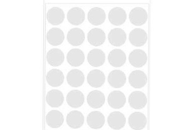 ETIQUETA REDONDA BRANCA 15MM (PCT COM210) (52521)