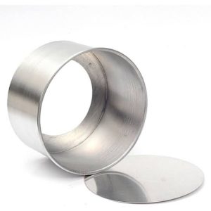 FORMA *ALUMÍNIO PARA BOLO FUNDO FALSO ALTA N°26 (10)