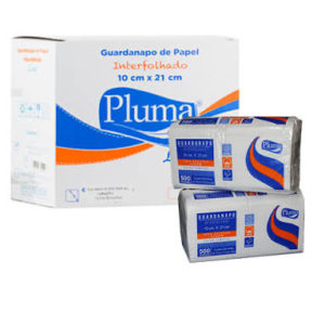GUARDANAPO INTERF F SIMPLES 10X20CM PLUMA (CX COM6000) em Monte Verde MG