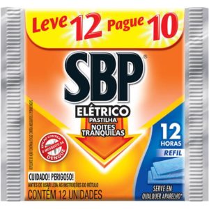 INSETICIDA SBP ELETRIC. REFIL 12PG