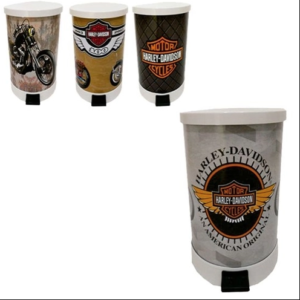 LIXEIRA DE METAL COM PEDAL MOTOS em Monte Verde MG