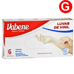 LUVA VINIL G (CX COM100) USO GERAL em Monte Verde MG