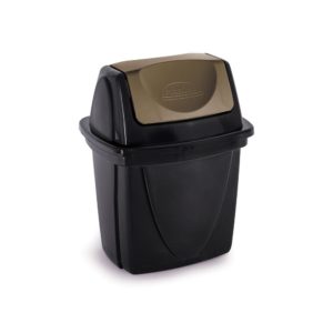 CESTO PARA LIXO COM TAMPA BASC ECOB 006 LTS  PR em Monte Verde MG