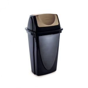 CESTO PARA LIXO COM TAMPA BASC ECOB 014 LTS  PR em Monte Verde MG