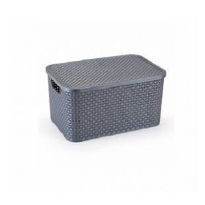 MONTE LIBANO - MICRO CAIXA RATTAN 3,5L GRAFITE em Monte Verde MG