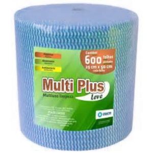 PANO PARA LIMPEZA MULTIUSO ROLO COM300M AZUL     (600 PANOS) em Monte Verde MG