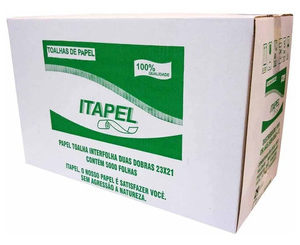 PAPEL TOALHA INTERF 100% CEL. ITAPEL 21X23 (PCT COM1000)