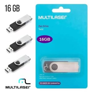 PEN DRIVE MULTILASER 16GB (37786) em Monte Verde MG