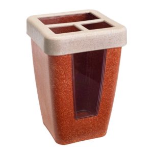 PORTA ESCOVA TERRAÇOTA 12CM em Monte Verde MG