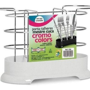 PORTA TALHERES MESTRE CUCA CROMO em Monte Verde MG