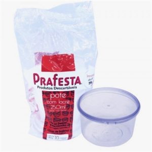 POTE COM LACRE  250 ML (PCT COM10) em Monte Verde MG