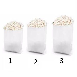 SACO PAPEL PIPOCA N.01 MONO      25GR 11X11 (PCT COM500) em Monte Verde MG