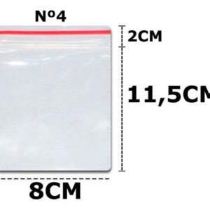 SAKKO ZIP N.04 08.5X12.0 (PCT COM100) REF:6057 em Monte Verde MG