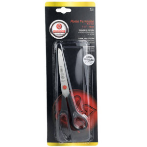 TESOURA PONTO VERMELHO 19CM