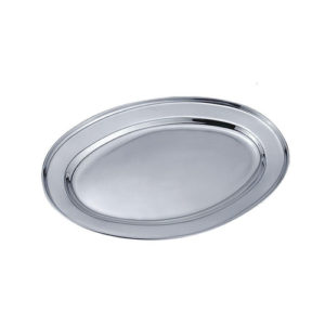 TRAVESSA RASA OVAL INOX 25CM INOX em Monte Verde MG