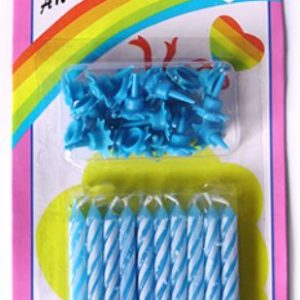 VELA paLITO BIANCO COM20 AZUL