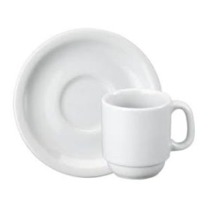 XÍCARA COM PIRES  80ML PORCELANA CAFÉ em Monte Verde MG