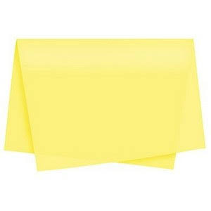 PAPEL DE SEDA AMARELO 48X60CM 20G (PCT/100) (11506)