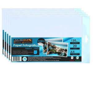 PAPEL INKJET ADESIVO A4 130G COM20F 210X297 (52130) em Monte Verde MG